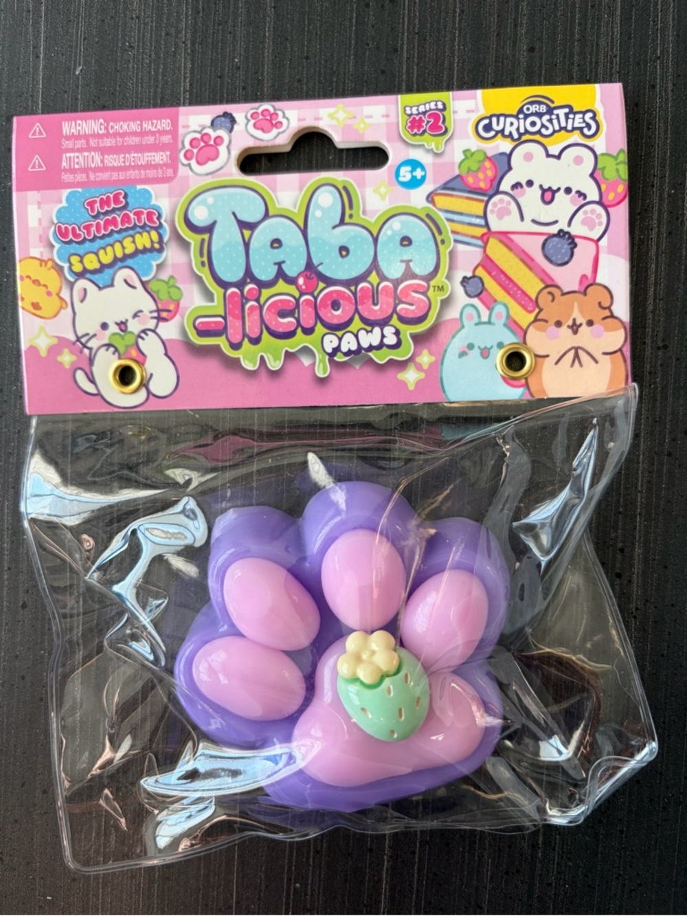 Tabalicious Paws Purple & Pink Squishy Toy by